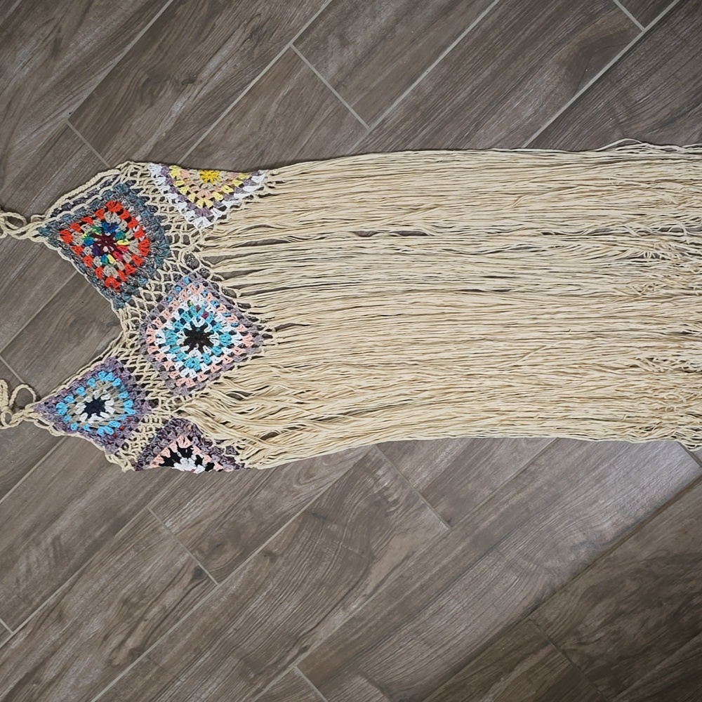 Crochet🤠 fringe 🤠👢top size 2xl